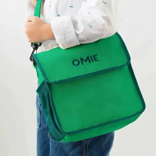 OmieBox - Bolsa de almoço de nylon isolada Omie, verde