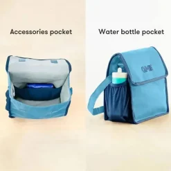 OmieBox - Bolsa de almoço de nylon isolada Omie, azul