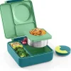 OmieBox - Caixa Bento Isolada com Jarra Térmica para Alimentos à Prova de Vazamento, Prado