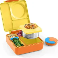 OmieBox - Caixa Bento Isolada com Jarra Térmica para Alimentos à Prova de Vazamento, Luz do Sol