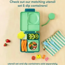 OmieBox - Caixa Bento Isolada com Jarra Térmica para Alimentos à Prova de Vazamento, Prado