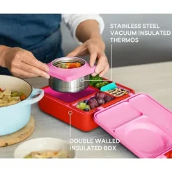 OmieBox - Divisor Teal, Pink Berry