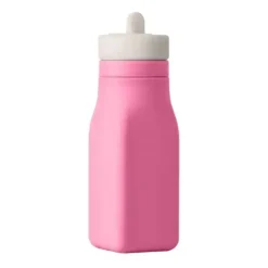 OmieBox - Garrafa de água de silicone à prova de vazamentos, rosa