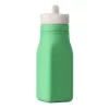 OmieBox - Garrafa de água de silicone à prova de vazamentos, verde