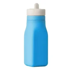OmieBox - Garrafa de água de silicone à prova de vazamentos, azul