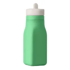 OmieBox - Garrafa de água de silicone à prova de vazamentos, verde