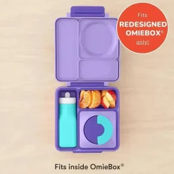OmieBox - Garrafa de água de silicone à prova de vazamentos, azul-petróleo