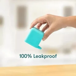 OmieBox - 2Pk recipientes para imersão à prova de vazamentos para viagem, rosa/azul-petróleo