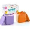 OmieBox - Recipientes de imersão à prova de vazamentos 2Pk para viagem, roxo/laranja