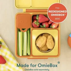 OmieBox - Recipientes de imersão à prova de vazamentos 2Pk para viagem, roxo/laranja