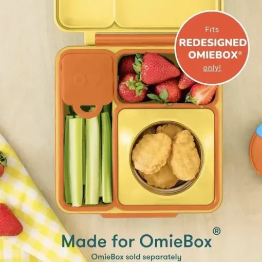 OmieBox - Recipientes de imersão à prova de vazamentos 2Pk para viagem, roxo/laranja