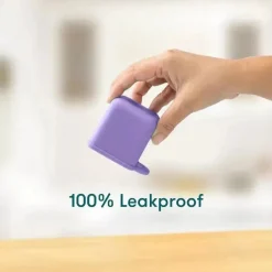 OmieBox - Recipientes de imersão à prova de vazamentos 2Pk para viagem, roxo/laranja
