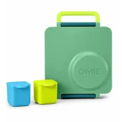 OmieBox - Recipientes de mergulho à prova de vazamentos 2Pk para viagem, azul/limão