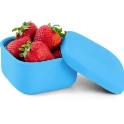 OmieBox - Recipientes para Armazenamento de Alimentos com Tampa Azul