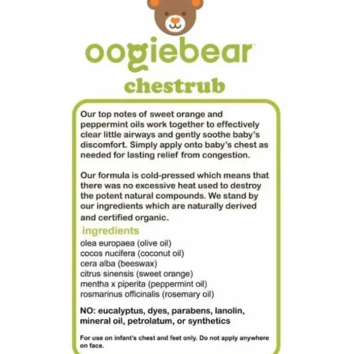 Oogiebear - Baby Chestrub