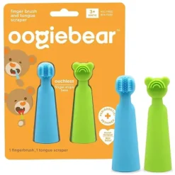 Oogiebear - Escova de Dedos e Raspador de Língua