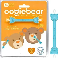 Oogiebear - removedor de meleca nasal e cera de ouvido para bebês, azul
