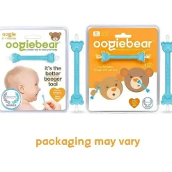 Oogiebear - removedor de meleca nasal e cera de ouvido para bebês, azul