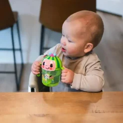 Os primeiros anos - Cocomelon Weighted Straw Trainer Cup, 7 onças