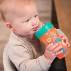 Os primeiros anos - Cocomelon Kids Straw Cup, 12 onças