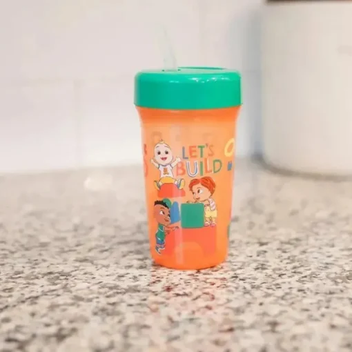 Os primeiros anos - Cocomelon Kids Straw Cup, 12 onças