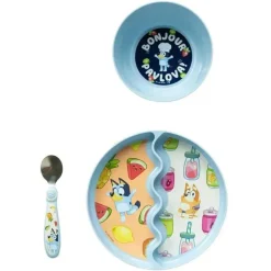 Os primeiros anos - conjunto de alimentação para bebês Bluey, 3 unidades