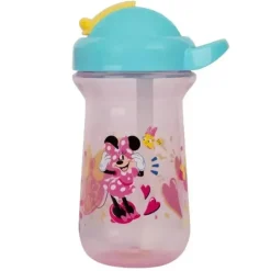 Os primeiros anos - Copo de palha flip top Disney Minnie, 2 unidades - Azul/Rosa