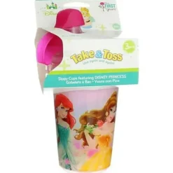 Os primeiros anos - Disney Princess T&amp;T 10Oz Baby Sippy Cup, 3 unidades