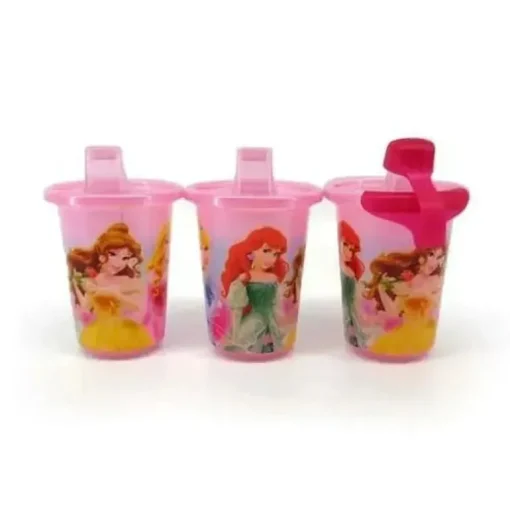 Os primeiros anos - Disney Princess T&amp;T 10Oz Baby Sippy Cup, 3 unidades
