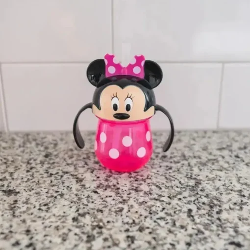 Os primeiros anos - Disney Minnie Straw Trainer Cup, 7Oz - Rosa