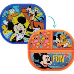 Os primeiros anos - prato reversível para bebê Disney Mickey