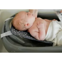Os primeiros anos - Sure Comfort® de recém-nascido a criança - banheira para bebê 3 em 1, cinza