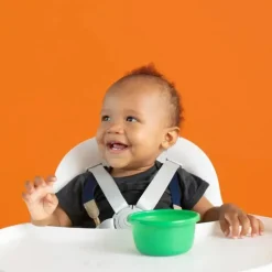Os primeiros anos - Tigelas reutilizáveis ​​GreenGrown® com tampa - Tigela para lanche infantil, 4 unidades