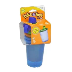 Os primeiros anos copos à prova de derramamento, 10 onças, 5-pack, cores podem variar