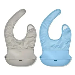 Oxo - babador enrolável 2Pk, crepúsculo e garoa