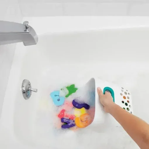 Oxo - Caixa de brinquedos para banho Tot, azul-petróleo