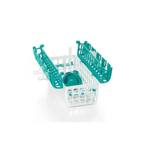 Oxo - Cesta de máquina de lavar louça Tot para peças e acessórios de garrafas, azul-petróleo