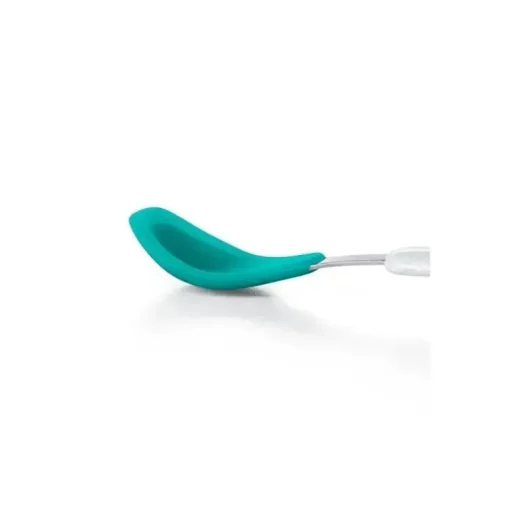 Oxo - Colher de alimentação Tot On-the-Go com estojo de viagem, azul-petróleo