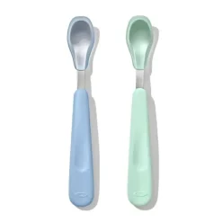 Oxo - Conjunto de Colher de Alimentação com Silicone Macio, Opala e Crepúsculo