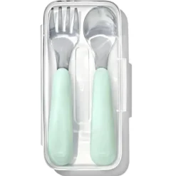 OXO - Conjunto de garfo e colher Tot On-The-Go, Opala