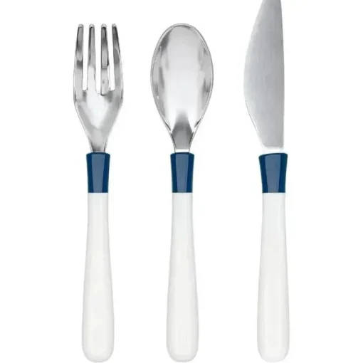 Oxo - conjunto de talheres 3Pk Tot para crianças grandes, azul marinho