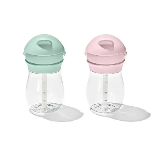 Oxo - Copo de palha Tot Transitions 2Pk 9 onças, opala/flor