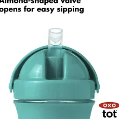 OXO - Copo de palha Tot Transitions de 9 onças, azul-petróleo