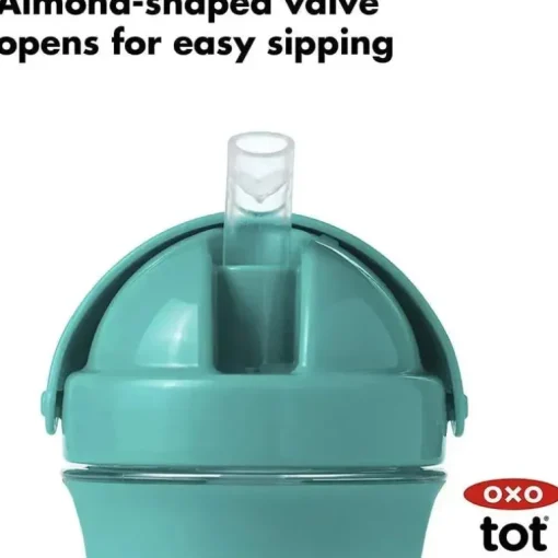 OXO - Copo de palha Tot Transitions de 9 onças, azul-petróleo