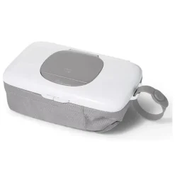 Oxo - Dispensador de lenços umedecidos Tot On-the-Go com bolsa para fraldas, cinza
