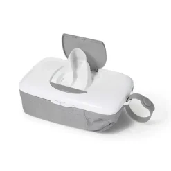Oxo - Dispensador de lenços umedecidos Tot On-the-Go com bolsa para fraldas, cinza