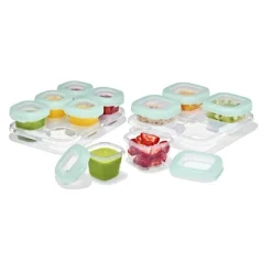 Oxo - Oxo Tot 12 Pc Baby Blocks Food Storage Container Set, Opal