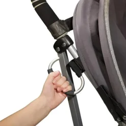 Oxo - 2Pk Tot Handy Stroller Hook, cinza