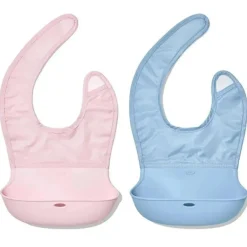Oxo - 2Pk Tot Roll Up BiB, Blossom e Dusk