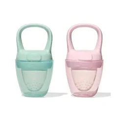 Oxo - 2Pk Tot Silicone Autoalimentador, Opala e Flor